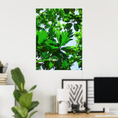 Blaasboombladeren Poster (Thuiskantoor)