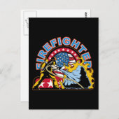 Blaasbrandblusapparaat Briefkaart (Voorkant / Achterkant)