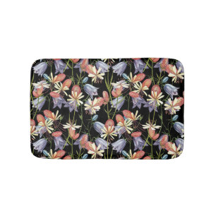 Blaascampion Bells: Waterverf Bloemen Badmat