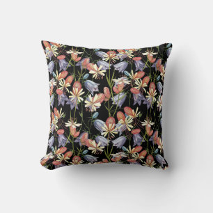 Blaascampion Bells: Waterverf Bloemen Kussen