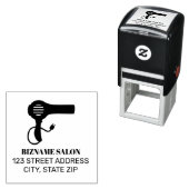 Blaasdroger Haarsalon Schoonheid Business Zelfinktende Stempel (In situ)