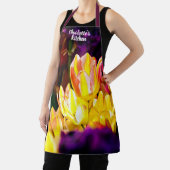 Blaasgeel, rode Tulpbloemen Schort (Insitu)