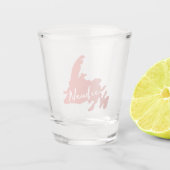 blaasglas shot glas (Voorkant)