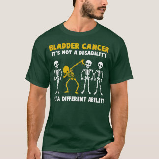 Blaaskankerbewustzijn is geen handicap t-shirt