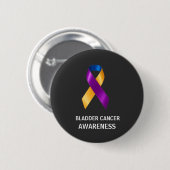 Blaaskankerbewustzijn Merigold Lint Ronde Button 5,7 Cm (Voorkant /achterkant)