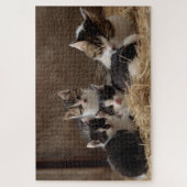 blaaskattenpuzzel legpuzzel (Verticaal)