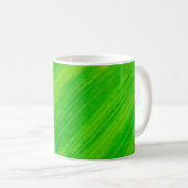 Blaasmazen met groene bladeren koffiemok (Voorkant rechts)