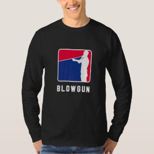 Blaaspistool Blaasbuis Jacht Slijm Buis Jacht Blaa T-shirt