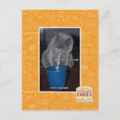 Blaast Bubbels in onze melk Briefkaart (Voorkant)