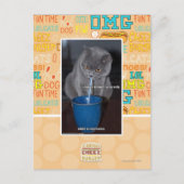 Blaast Bubbels in onze melk Briefkaart (Voorkant)