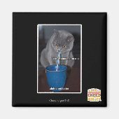 Blaast Bubbels in onze melk Magneet (Voorkant)