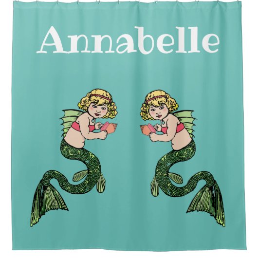  blaaszolen met roze schalen persoonlijk douchegordijn (Voorkant)