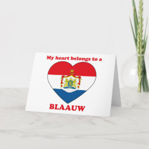 Blaauw Feestdagen Kaart