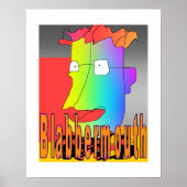 Blabbermouth Comic Poster White Border (Voorkant)
