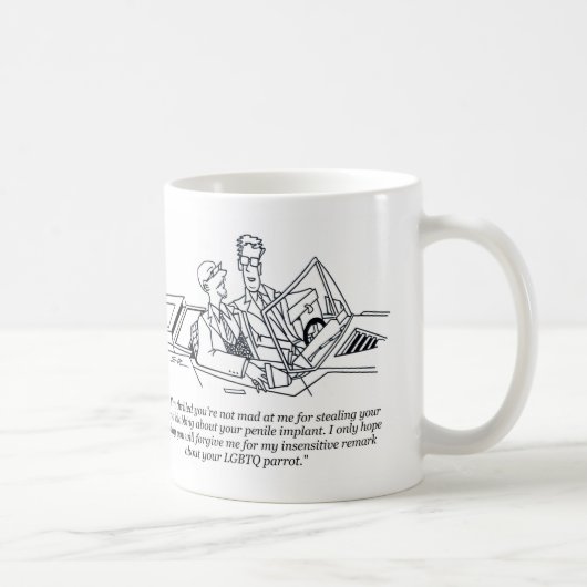 Blabbing left hand mug koffiemok (Rechts)