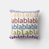 Blablabla Kussen (Voorkant)