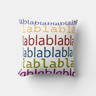 Blablabla Kussen