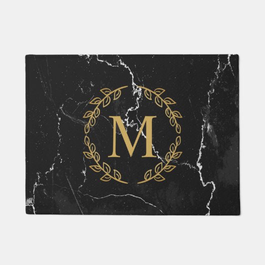 Blacj Marble Deurmat (Voorkant)