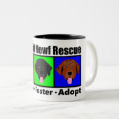 Black 11 oz Two-Tone Mok (Voorkant rechts)