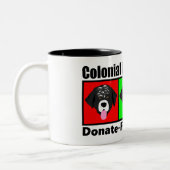 Black 11 oz Two-Tone Mok (Links)