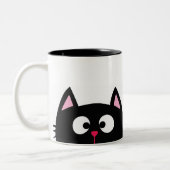 Black 11 oz Two-Tone Mok (Links)