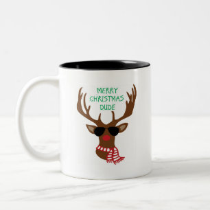 Black 11 oz Two-Tone Mok