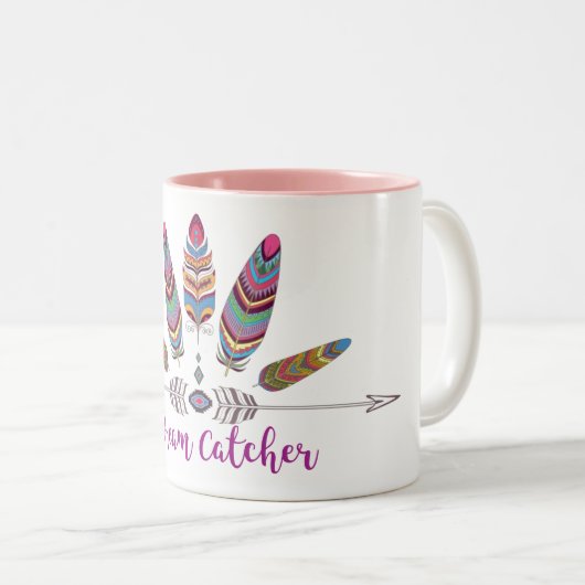 Black 11 oz Two-Tone Mok (Voorkant rechts)