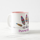 Black 11 oz Two-Tone Mok (Voorkant links)