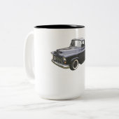 Black 1956 Chevrolet Pickup Tweekleurige Koffiemok (Voorkant links)