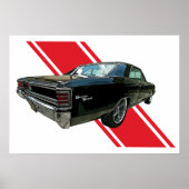 Black 1967 Chevelle SS poster (Voorkant)