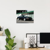 Black 2001 Chevrolet Camaro Z28 SS Poster (Thuiskantoor)