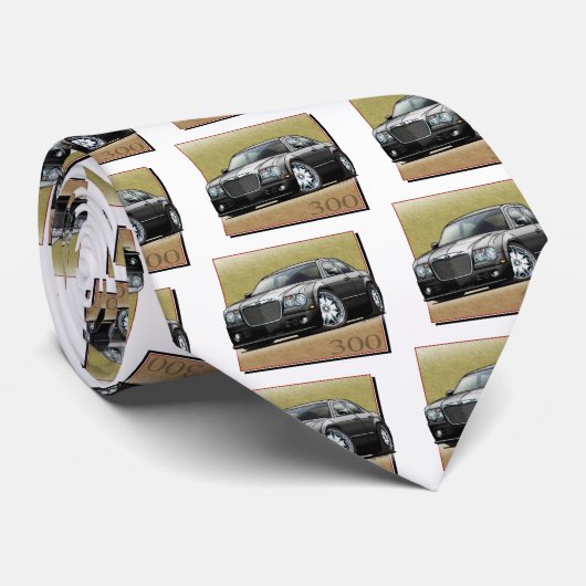 Black 300 DUB Stropdas (Opgerold)