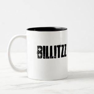 Black 325 ml Two-Tone Mok - Bilzy tube