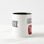 Black 325 ml Two-Tone Mok - Bilzy tube (Center)