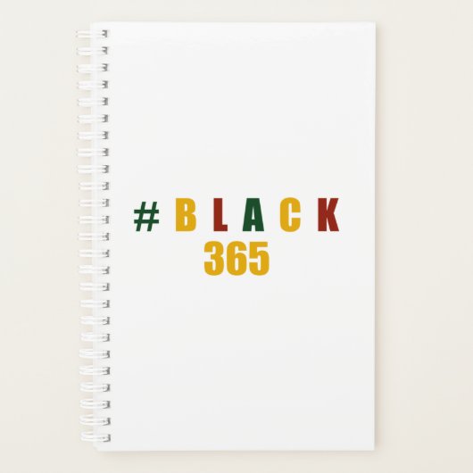 Black 356 Days A Year Black History Month Planner (Voorkant)