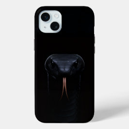 Black 4 Luxe, Black Mamba Snake iPhone 15 Mini Hoesje
