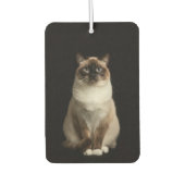 Black 4 Luxe Car Air Fresheners, Birmanese Cat Luchtverfrisser (Voorkant)