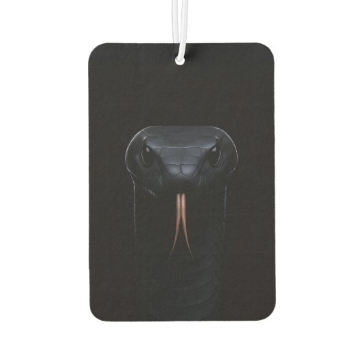 Black 4 Luxe Car Air Fresheners, Black Mamba Luchtverfrisser (Achterkant)