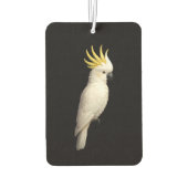 Black 4 Luxe Car Air Fresheners, Crested Cockatoo Luchtverfrisser (Achterkant)
