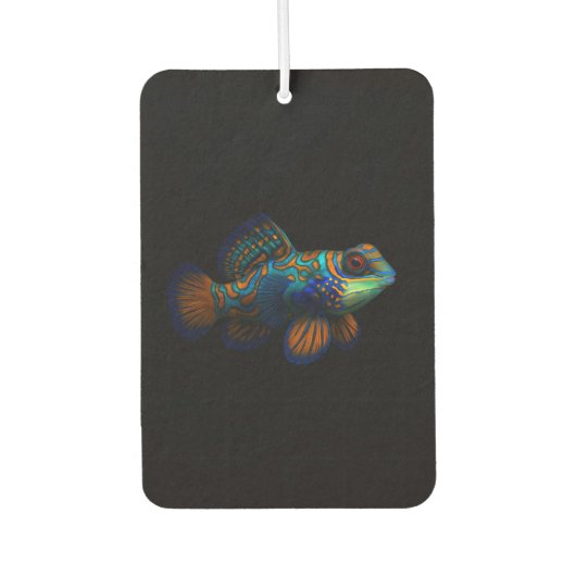 Black 4 Luxe Car Air Fresheners, Dragonet Mandarin Luchtverfrisser (Voorkant)