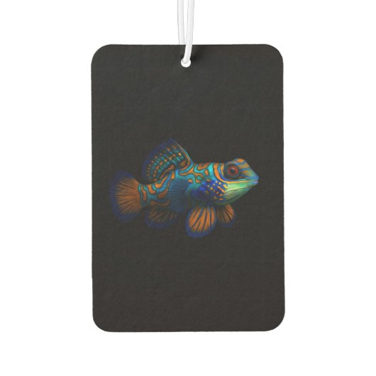 Black 4 Luxe Car Air Fresheners, Dragonet Mandarin Luchtverfrisser (Achterkant)