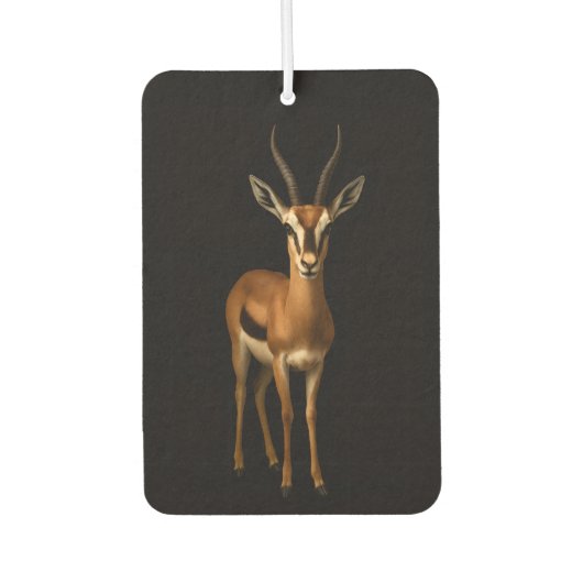 Black 4 Luxe Car Air Fresheners, Elegant Gazella Luchtverfrisser (Voorkant)