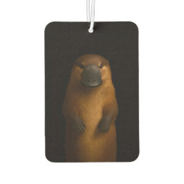 Black 4 Luxe Car Air Fresheners, Elegant Platypus Luchtverfrisser