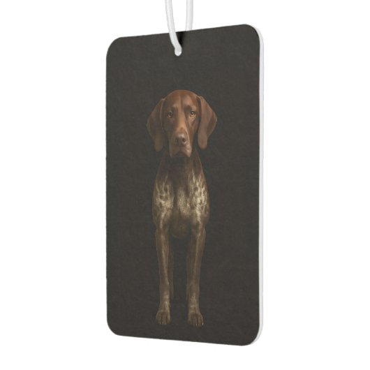 Black 4 Luxe Car Air Fresheners, German Pointer Luchtverfrisser (Links)