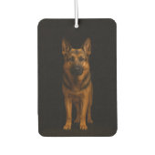 Black 4 Luxe Car Air Fresheners, German Shepherd Luchtverfrisser (Voorkant)