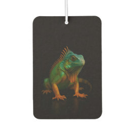 Black 4 Luxe Car Air Fresheners, Green Iguana Luchtverfrisser
