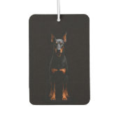 Black 4 Luxe Car Air Fresheners, Guardian Doberman Luchtverfrisser (Voorkant)