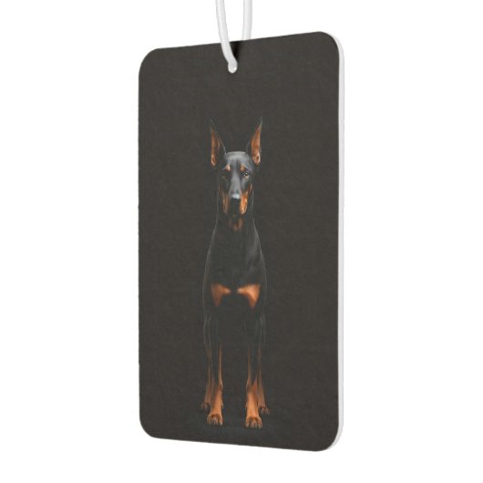 Black 4 Luxe Car Air Fresheners, Guardian Doberman Luchtverfrisser (Links)