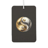 Black 4 Luxe Car Air Fresheners Harmony Yin Yang Luchtverfrisser (Voorkant)