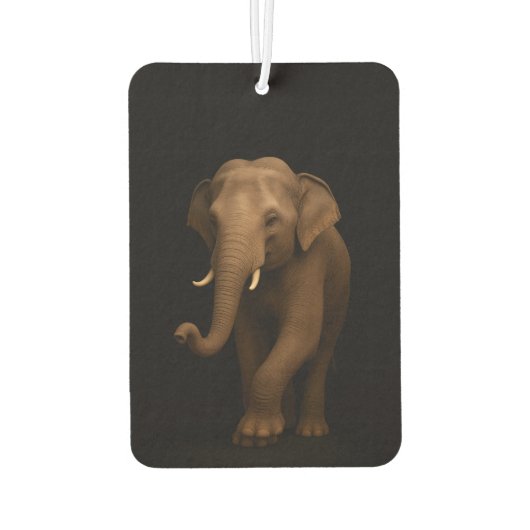 Black 4 Luxe Car Air Fresheners, Indian Elephant Luchtverfrisser (Achterkant)